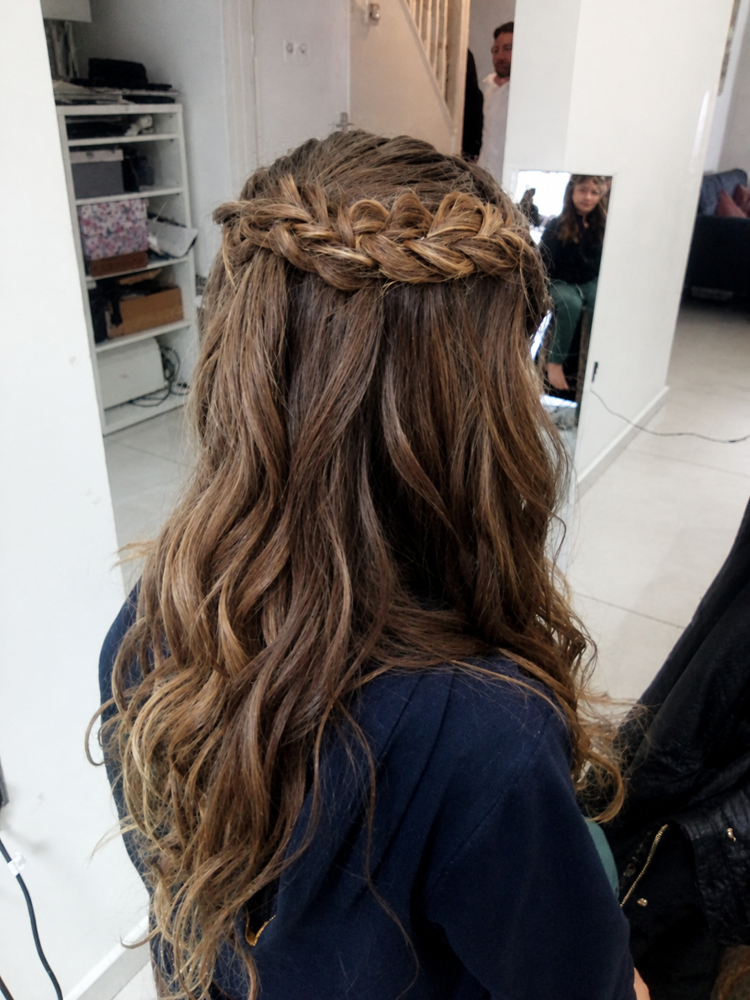 Hair styled by Sara