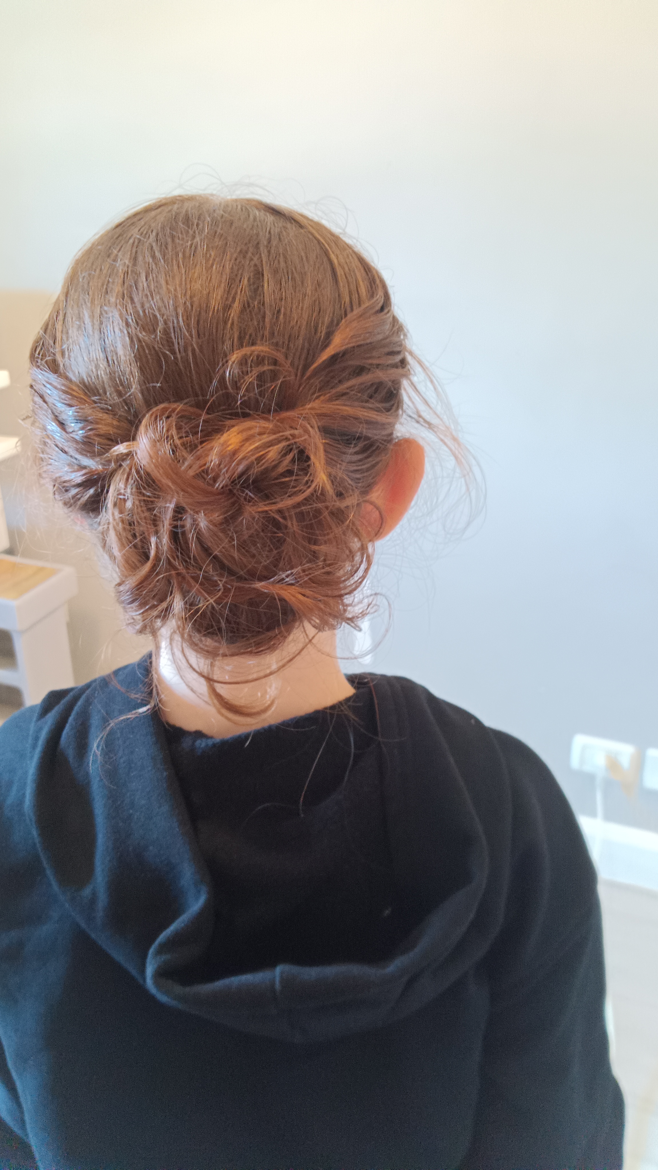 Hair styled by Sara