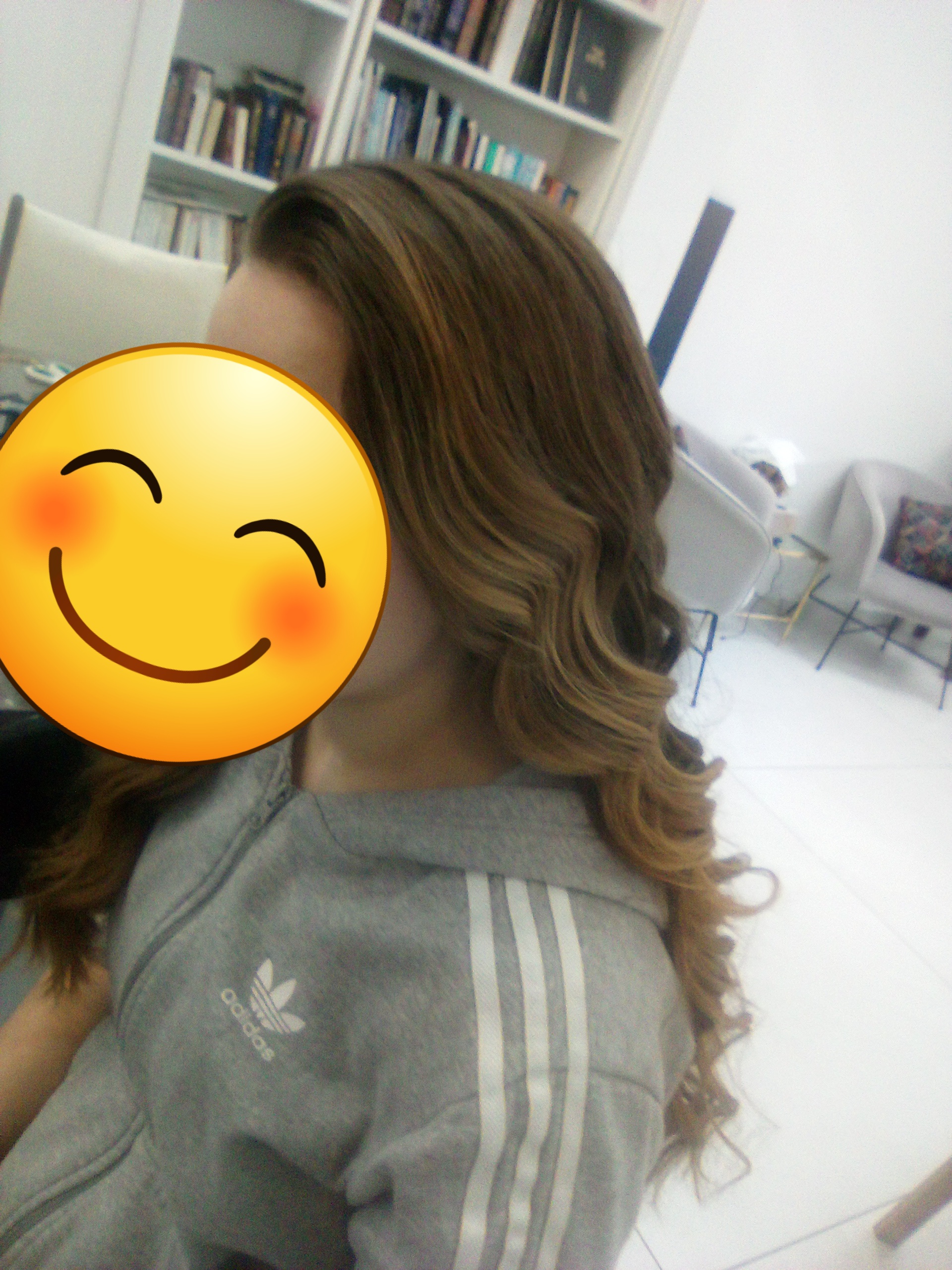 Hair styled by Sara